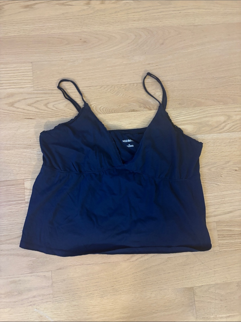 wild fable Navy Spaghetti-Strap V-Neck Cami